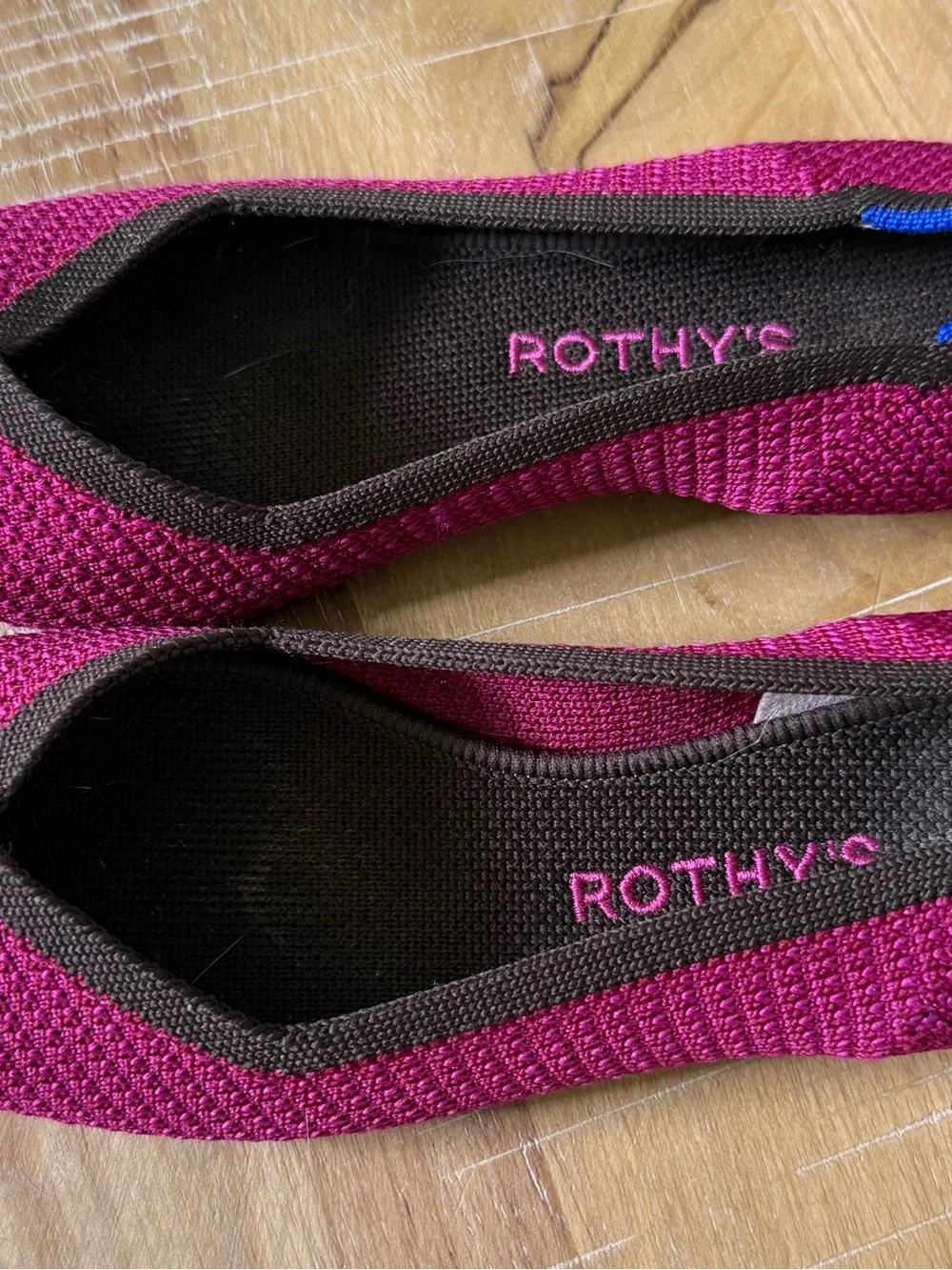 BNWOB - RETIRED!! Rothy's Magenta Pointe Ballet Flats - Size 6.5
